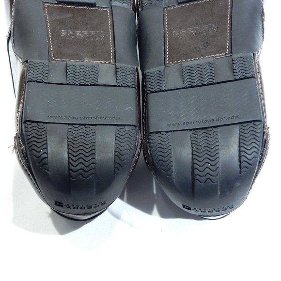 Sperry Topsider Brown Leather Loafers in 11M main image 5